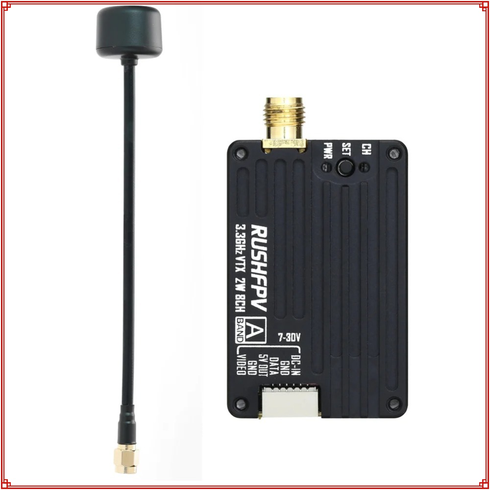 2026 New RUSHFPV 3.3G 2W VTX T - Fpv Drone Transmitter ulasan dan harga
